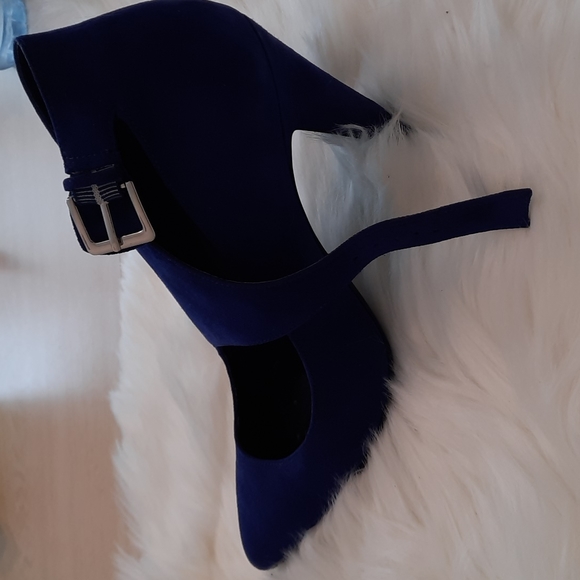 Nine West blue suede shoes - Picture 11 of 12
